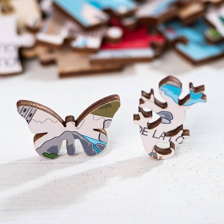 Amazon | Terra Puzzles フランス地図 木製ジグソーパズル 152